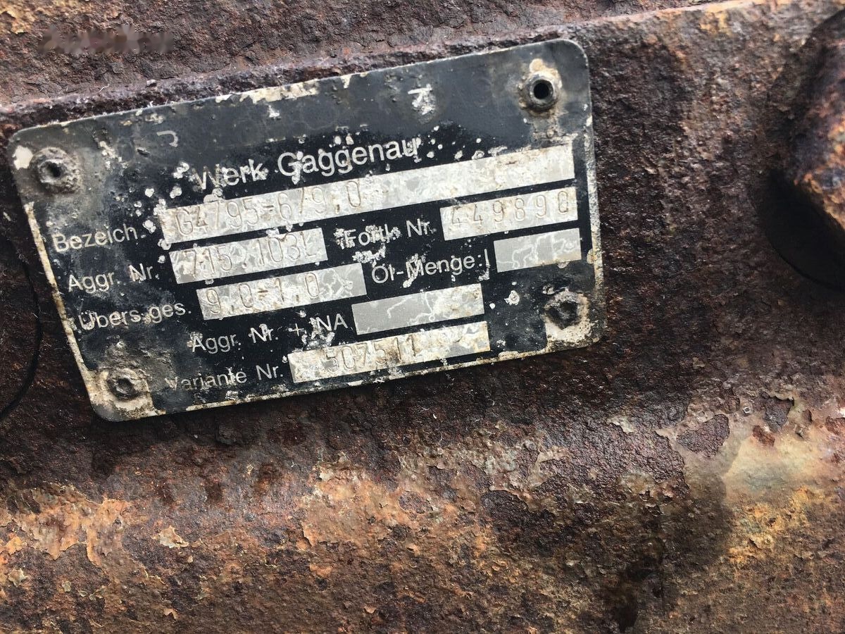 Mercedes-Benz G4/95-6/9.0 Mercedes-Benz - Cambio per Camion: foto 1 Mercedes-Benz G4/95-6/9.0 Mercedes-Benz - Cambio per Camion: foto 1