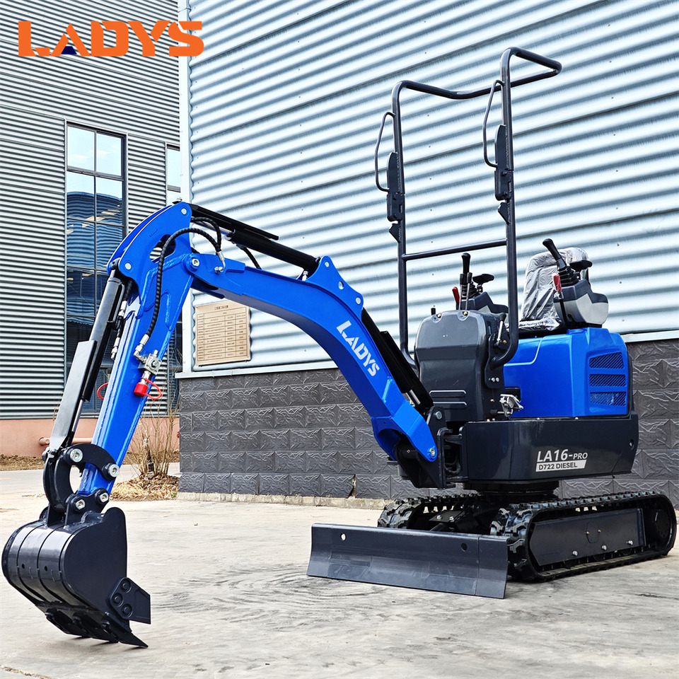 LADYS LA16Pro Mini Excavator CE Certification Kubota Engine(Factory Outlet) Mini Pelle Minibagger Minikoparka Miniexcavadora - Miniescavatore: foto 4 LADYS LA16Pro Mini Excavator CE Certification Kubota Engine(Factory Outlet) Mini Pelle Minibagger Minikoparka Miniexcavadora - Miniescavatore: foto 4