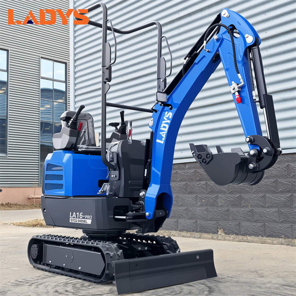 LADYS LA16Pro Mini Excavator CE Certification Kubota Engine(Factory Outlet) Mini Pelle Minibagger Minikoparka Miniexcavadora - Miniescavatore: foto 5 LADYS LA16Pro Mini Excavator CE Certification Kubota Engine(Factory Outlet) Mini Pelle Minibagger Minikoparka Miniexcavadora - Miniescavatore: foto 5