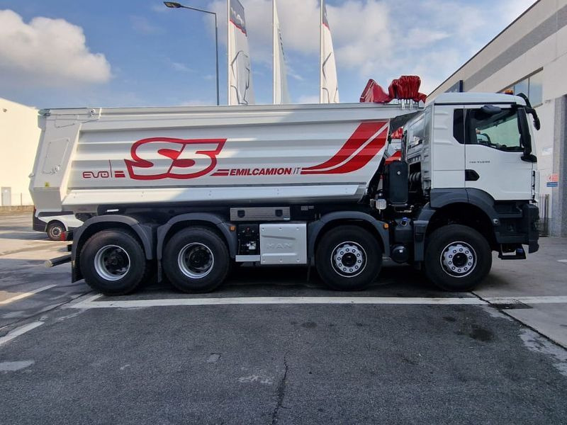 CAMION RIBALTABILE 4 ASSI 480HP VASCA S5 NUOVO MAN TGS 41.480 8x4 BB CH - Autocarro ribaltabile: foto 1 CAMION RIBALTABILE 4 ASSI 480HP VASCA S5 NUOVO MAN TGS 41.480 8x4 BB CH - Autocarro ribaltabile: foto 1