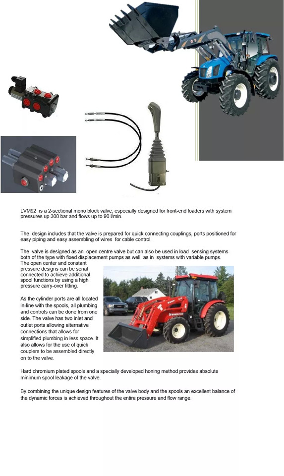 Caricatore frontale per trattori per Caricatore frontale per trattori nuovo Akon LVM92 Case IH, International Harvester, John Deere, Kubota: foto 10