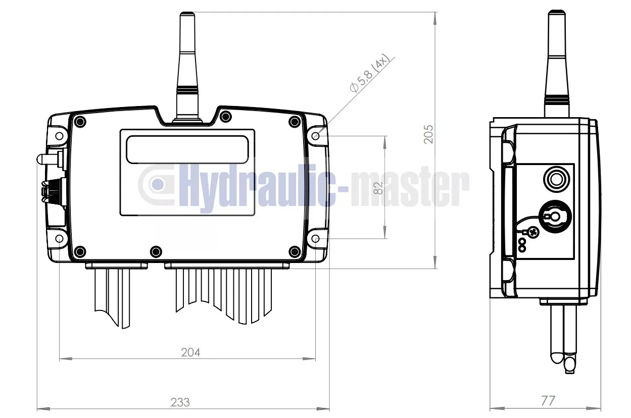 Macchina da cantiere Remote Radio Scanreco G2B Mini 6 functions for Danfoss AMP with LCD Display: foto 6