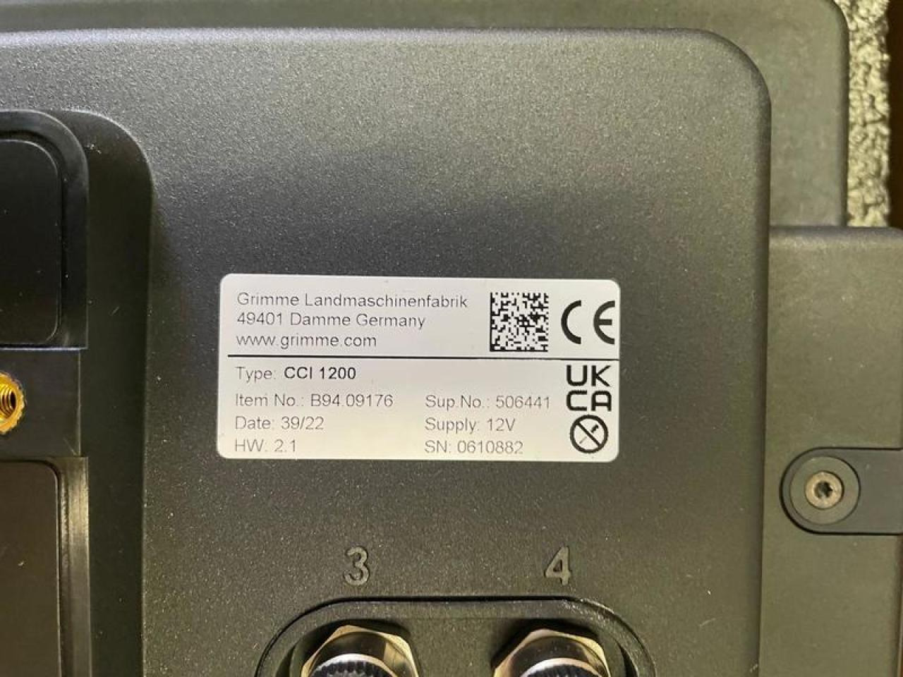 Grimme TERMINAL CCI 1200AKTION - Sistema di navigazione per Scava raccogli patate: foto 3 Grimme TERMINAL CCI 1200AKTION - Sistema di navigazione per Scava raccogli patate: foto 3