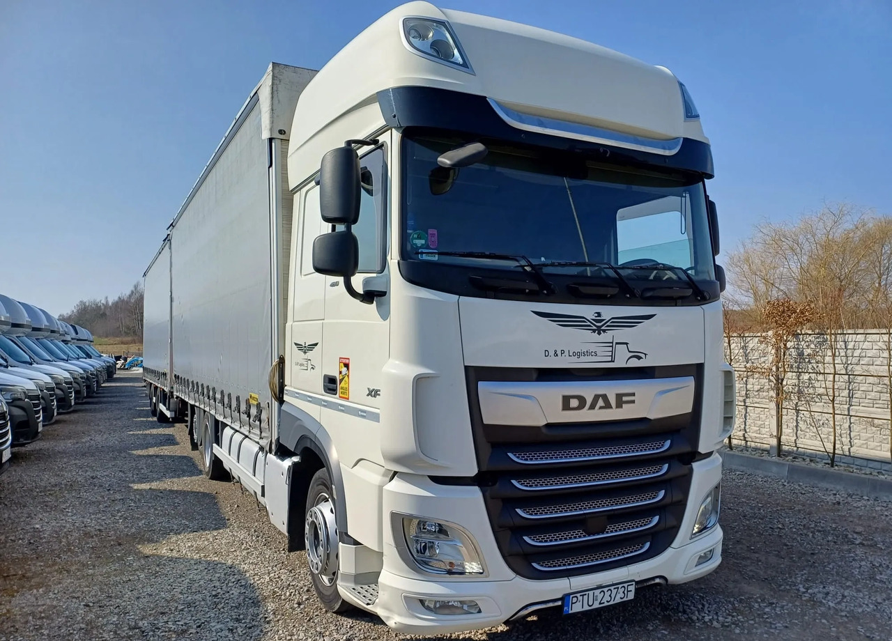 DAF XF 480 SUPER SPACE CAB / ZESTAW TANDEM PRZEJAZDOWY 120m3 - Camion centinato: foto 5 DAF XF 480 SUPER SPACE CAB / ZESTAW TANDEM PRZEJAZDOWY 120m3 - Camion centinato: foto 5