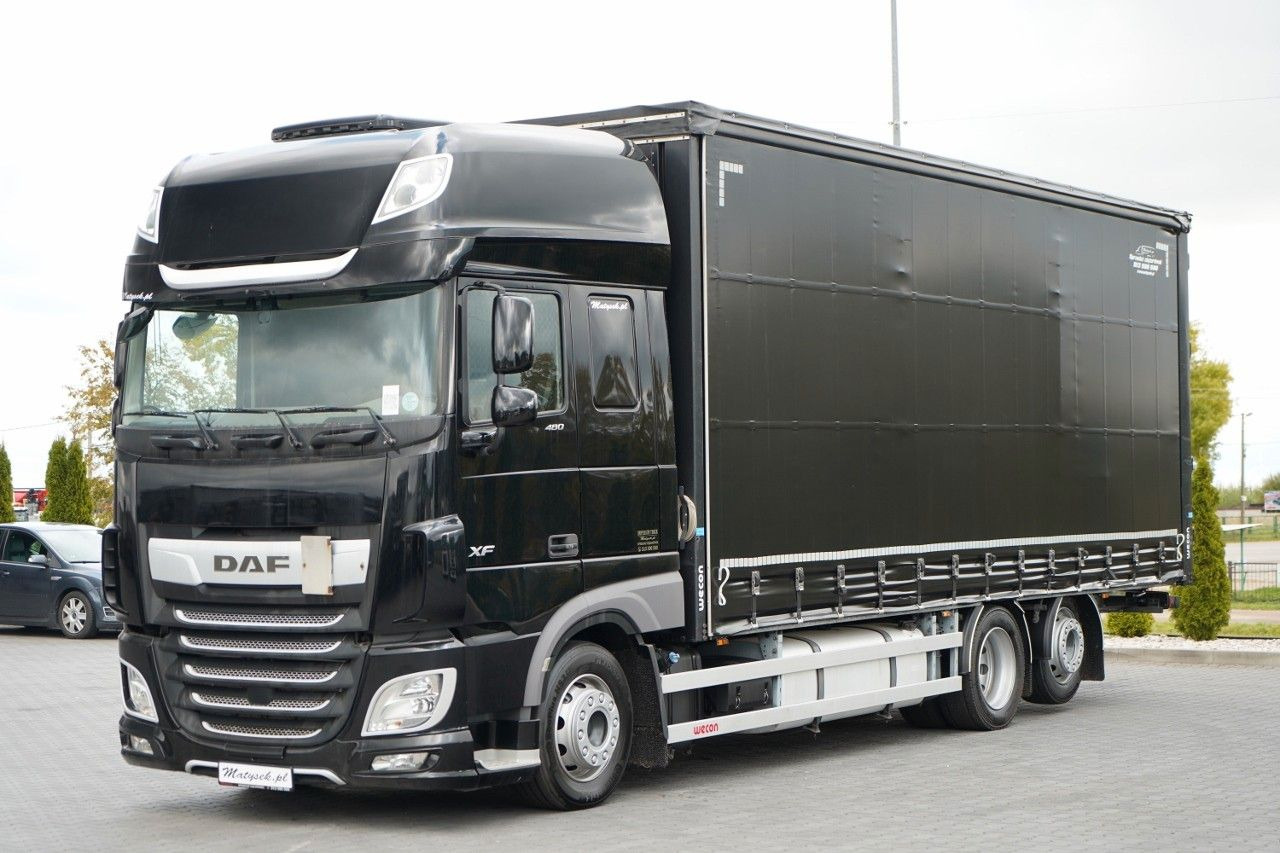 DAF XF 480 / SOLÓWKA / 6X2 / MEGA / OŚ PODNOSZONA / - Camion centinato: foto 3 DAF XF 480 / SOLÓWKA / 6X2 / MEGA / OŚ PODNOSZONA / - Camion centinato: foto 3