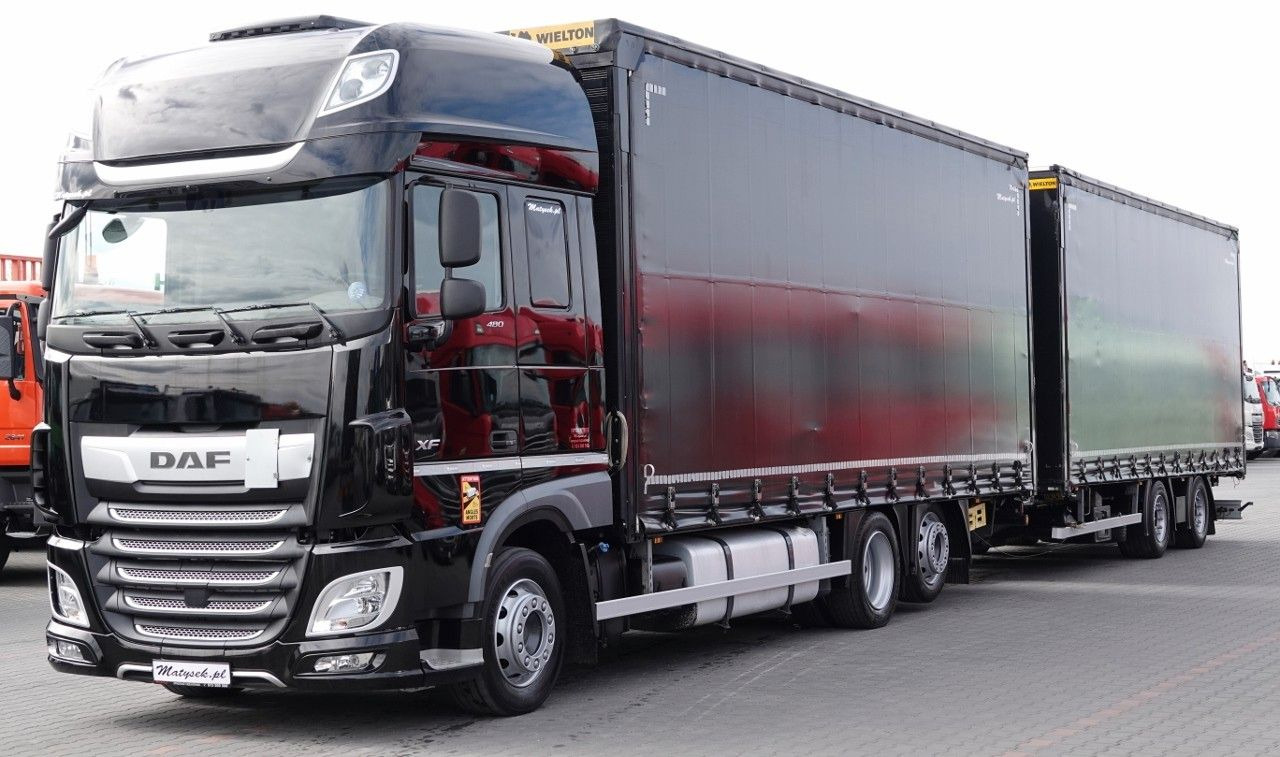 DAF XF 480 / ZESTAW TANDEM / 120 M3 / PRZEJAZDOWY / - Camion centinato: foto 2 DAF XF 480 / ZESTAW TANDEM / 120 M3 / PRZEJAZDOWY / - Camion centinato: foto 2