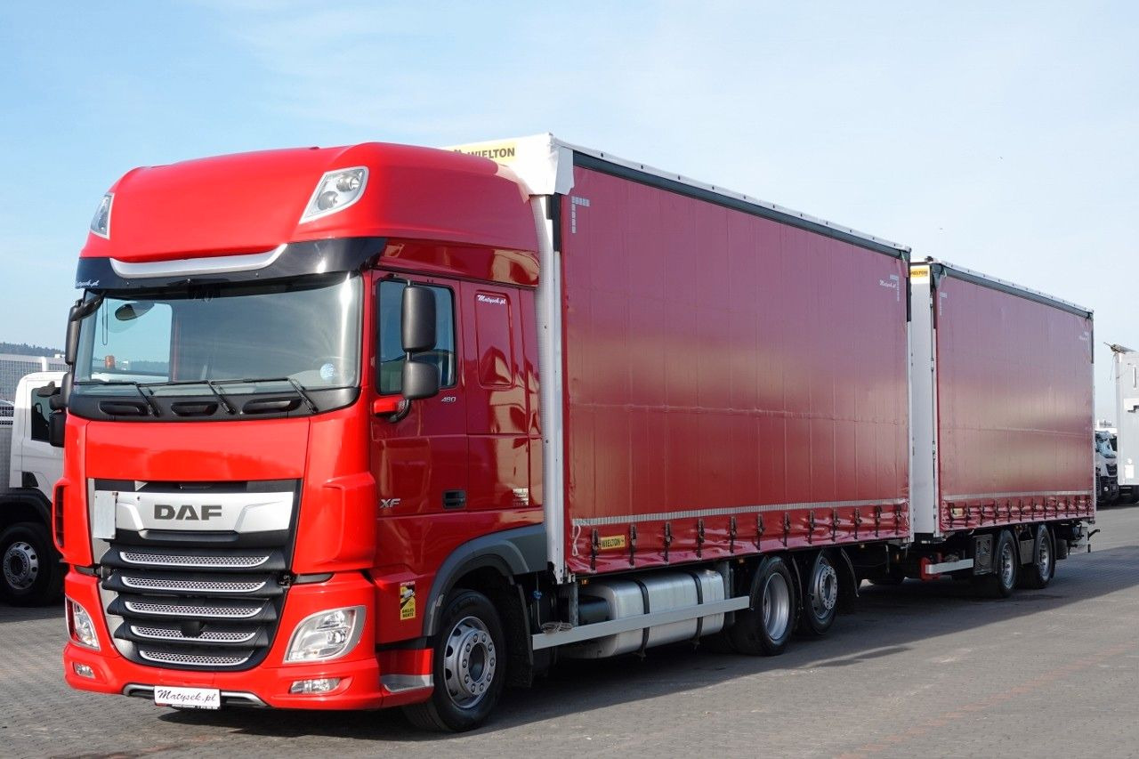 DAF XF 480 / ZESTAW TANDEM / 120 M3 / PRZEJAZDOWY / - Camion centinato: foto 2 DAF XF 480 / ZESTAW TANDEM / 120 M3 / PRZEJAZDOWY / - Camion centinato: foto 2