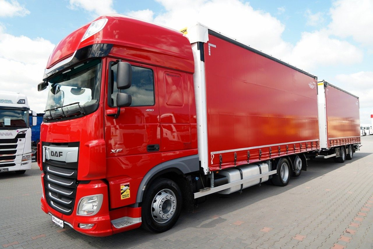 DAF XF 480 / ZESTAW TANDEM / 120 M3 / PRZEJAZDOWY / - Camion centinato: foto 3 DAF XF 480 / ZESTAW TANDEM / 120 M3 / PRZEJAZDOWY / - Camion centinato: foto 3