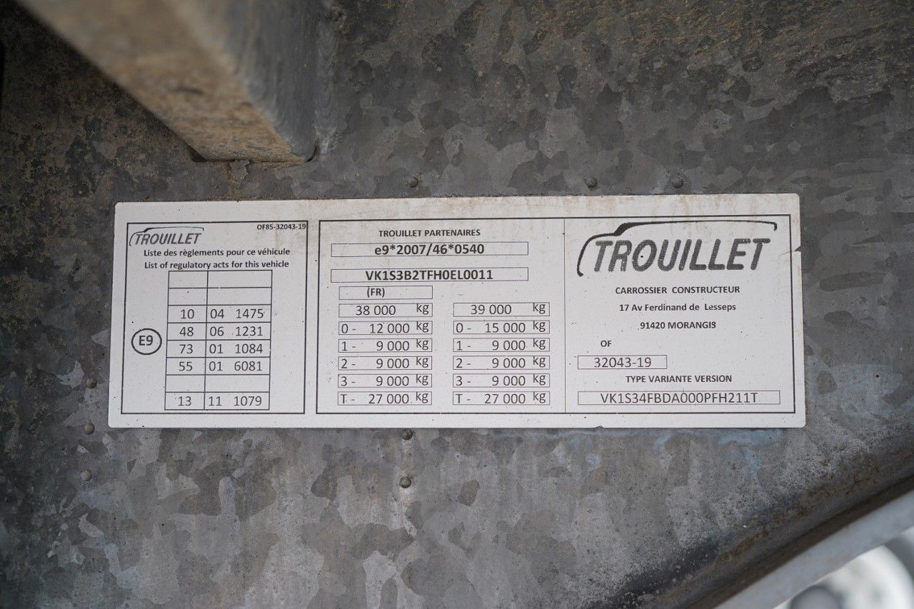 Semirimorchio frigorifero Frühauf  TROUILLET / KONTENER / KOFFER / DWIE OSIE PODNO: foto 17