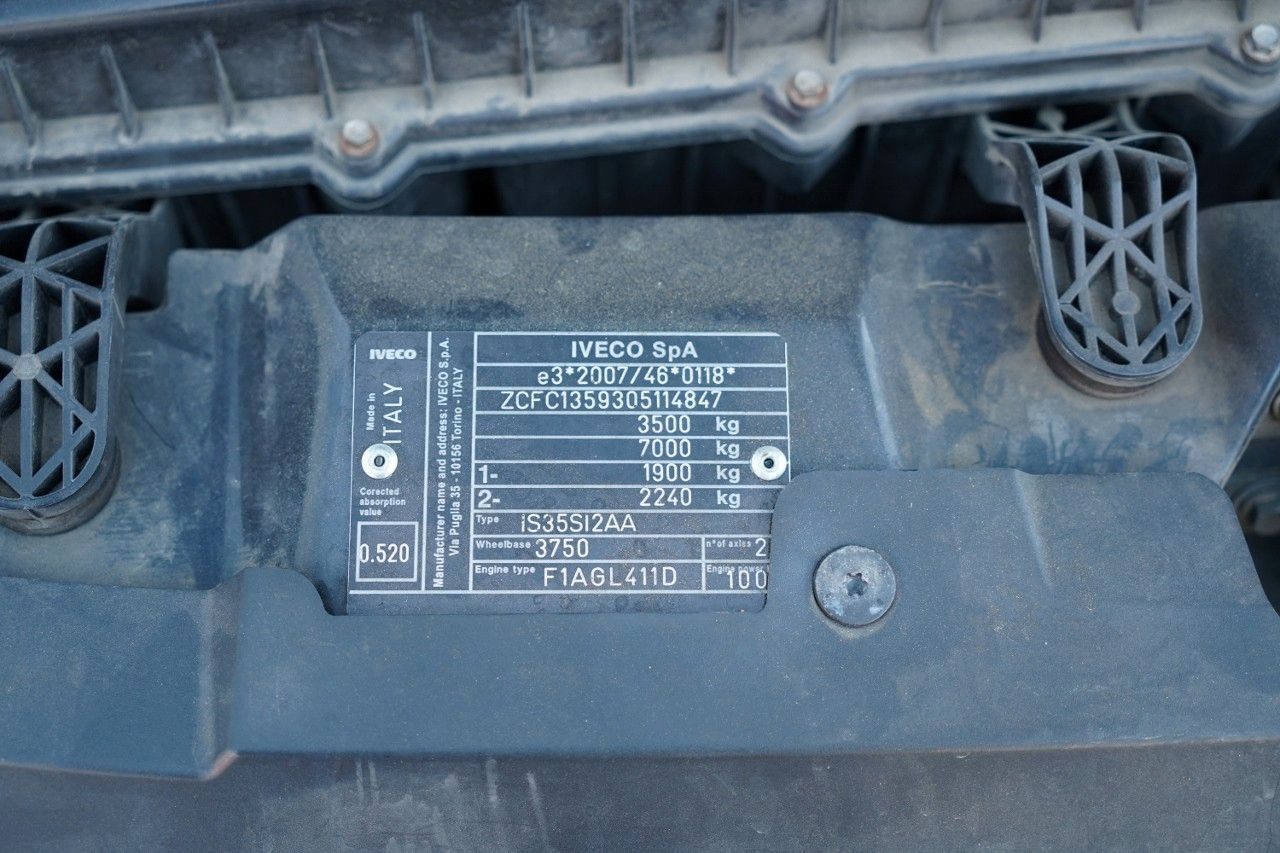 Piattaforma autocarrata Iveco DAILY 35-120 / ZWYŻKA / PODNOŚNIK KOSZOWY  20 ME: foto 18