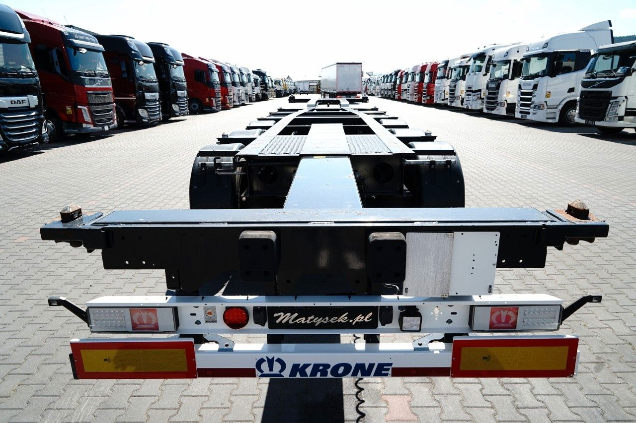 Semirimorchio portacontainer/ Caisse interchangeable Krone / NACZEPA PODKONTENEROWA / MAŁO UŻYWANA / UNIWER: foto 13