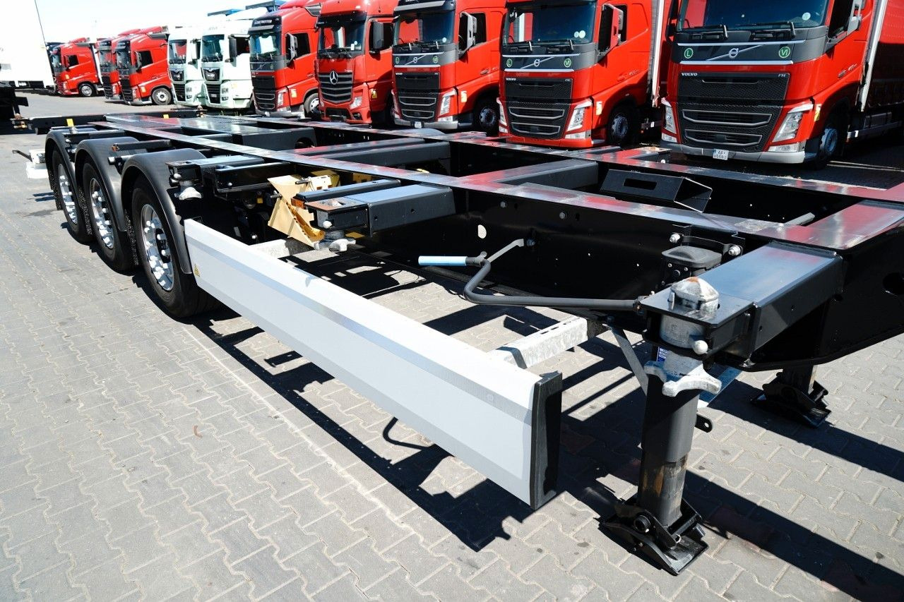 Semirimorchio portacontainer/ Caisse interchangeable Krone / NACZEPA PODKONTENEROWA / MAŁO UŻYWANA / UNIWER: foto 10