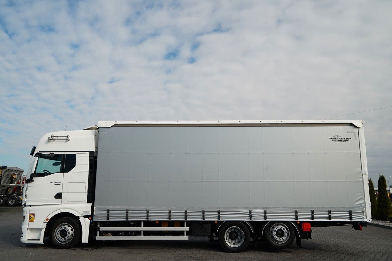 MAN TGX 26.470 / 6x2 / FIRANKA / SOLÓWKA / 6x2 / 12 - Camion centinato: foto 3 MAN TGX 26.470 / 6x2 / FIRANKA / SOLÓWKA / 6x2 / 12 - Camion centinato: foto 3