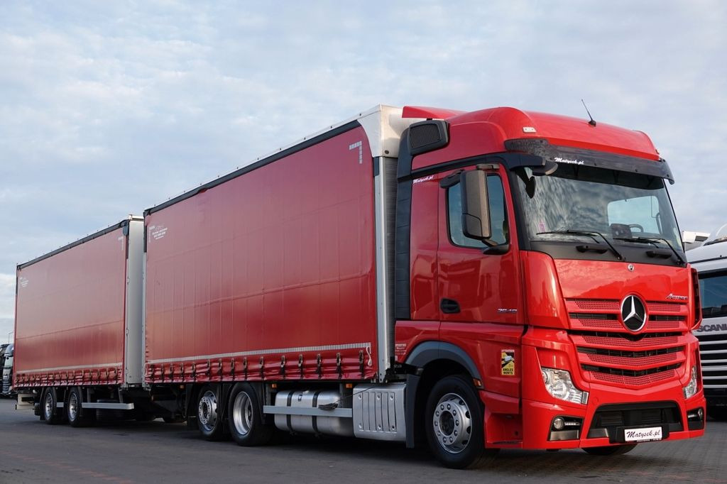 Mercedes-Benz ACTROS 2548 / ZESTAW TANDEM 120 M3 / PRZEJAZDOWY - Camion centinato: foto 4 Mercedes-Benz ACTROS 2548 / ZESTAW TANDEM 120 M3 / PRZEJAZDOWY - Camion centinato: foto 4