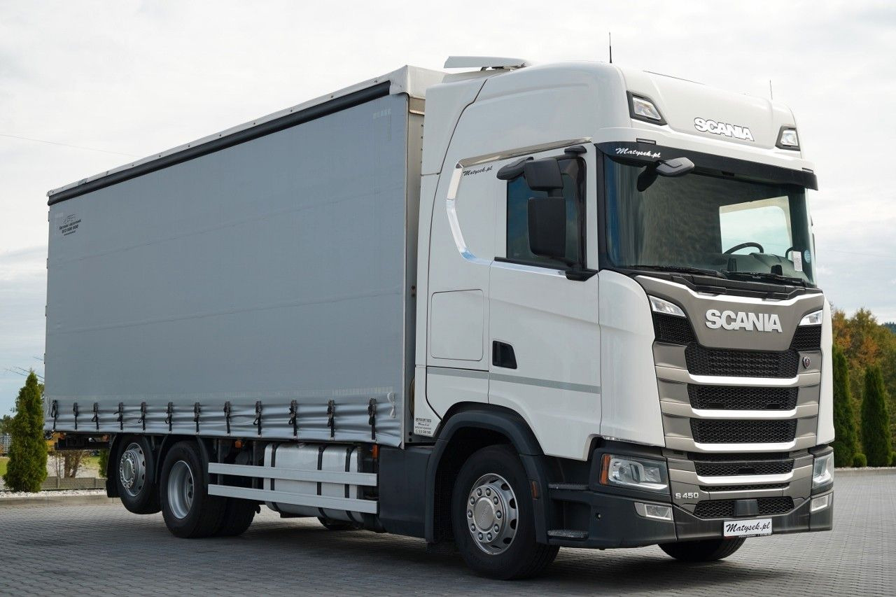 Scania S 450 / SOLÓWKA / 6X2 / OŚ PODNOSZONA / 2019 / - Camion centinato: foto 1 Scania S 450 / SOLÓWKA / 6X2 / OŚ PODNOSZONA / 2019 / - Camion centinato: foto 1