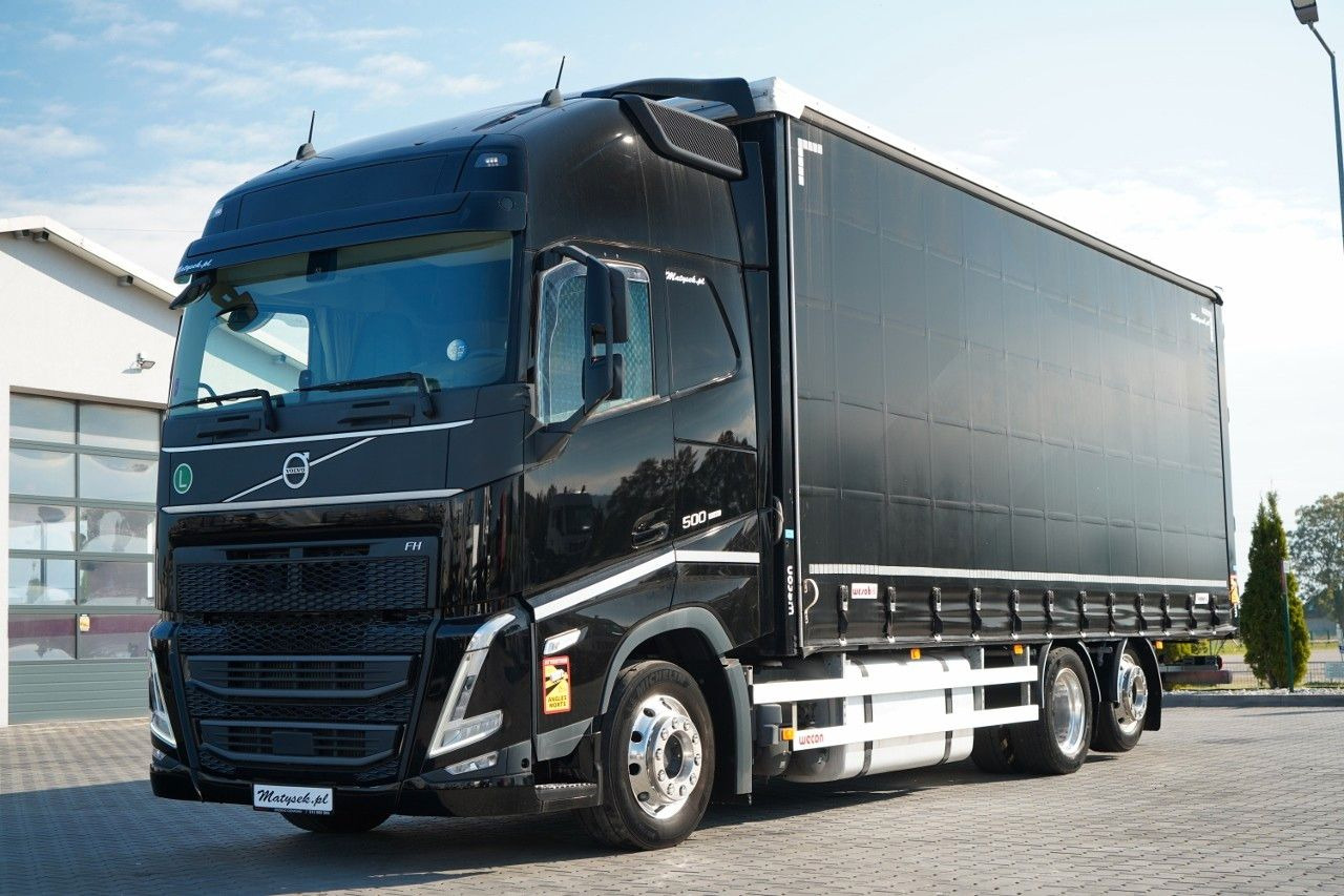 Volvo FH 500 / MEGA / ZESTAW TANDEM PRZEJAZDOWY 120 M3 - Camion centinato: foto 1 Volvo FH 500 / MEGA / ZESTAW TANDEM PRZEJAZDOWY 120 M3 - Camion centinato: foto 1