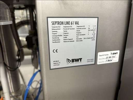 BWT Septron Line61 VAL DI Water system - Macchina alimentare: foto 4 BWT Septron Line61 VAL DI Water system - Macchina alimentare: foto 4