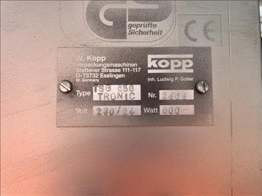 Kopp TSG650 Bag sealer - Macchina per imballaggio: foto 5 Kopp TSG650 Bag sealer - Macchina per imballaggio: foto 5