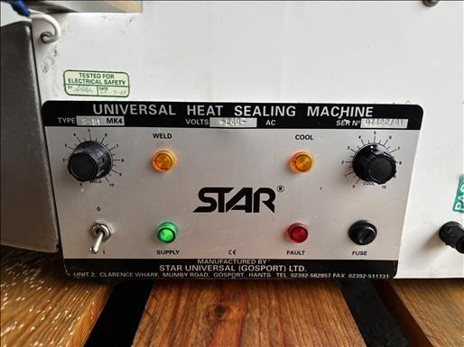 Star S91 Bag sealer - Macchina per imballaggio: foto 4 Star S91 Bag sealer - Macchina per imballaggio: foto 4
