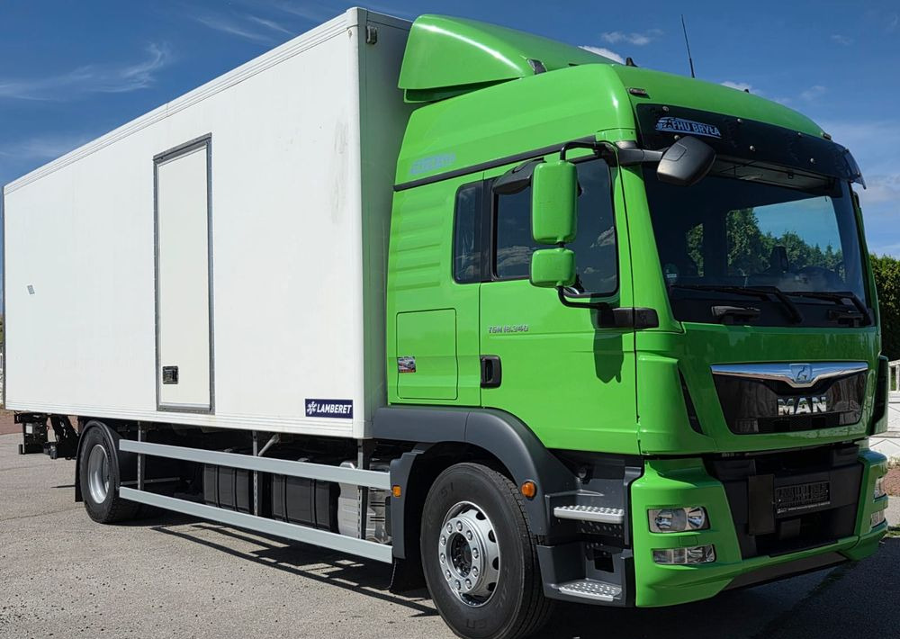 MAN TGM 18.340 / 18.290 / 15.290 / IZOTERMA / WINDA / 19PALET /E6 / SPROWADZONY / AUTOMAT / SYPIALKA / PIERWSZY WŁAŚCICIEL / BOCZNE DRZWI / STAN BARDZO DOBRY - Autocarro frigorifero: foto 1 MAN TGM 18.340 / 18.290 / 15.290 / IZOTERMA / WINDA / 19PALET /E6 / SPROWADZONY / AUTOMAT / SYPIALKA / PIERWSZY WŁAŚCICIEL / BOCZNE DRZWI / STAN BARDZO DOBRY - Autocarro frigorifero: foto 1
