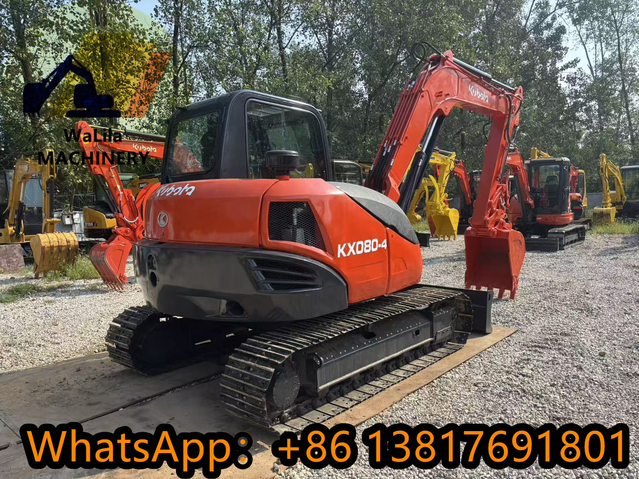 KUBOTA KX080-4 - Miniescavatore: foto 5 KUBOTA KX080-4 - Miniescavatore: foto 5