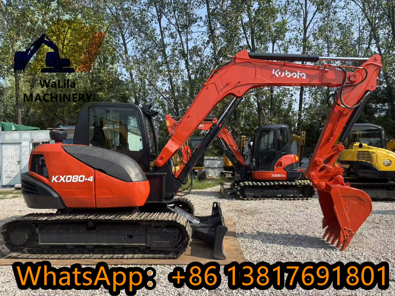 KUBOTA KX080-4 - Miniescavatore: foto 1 KUBOTA KX080-4 - Miniescavatore: foto 1