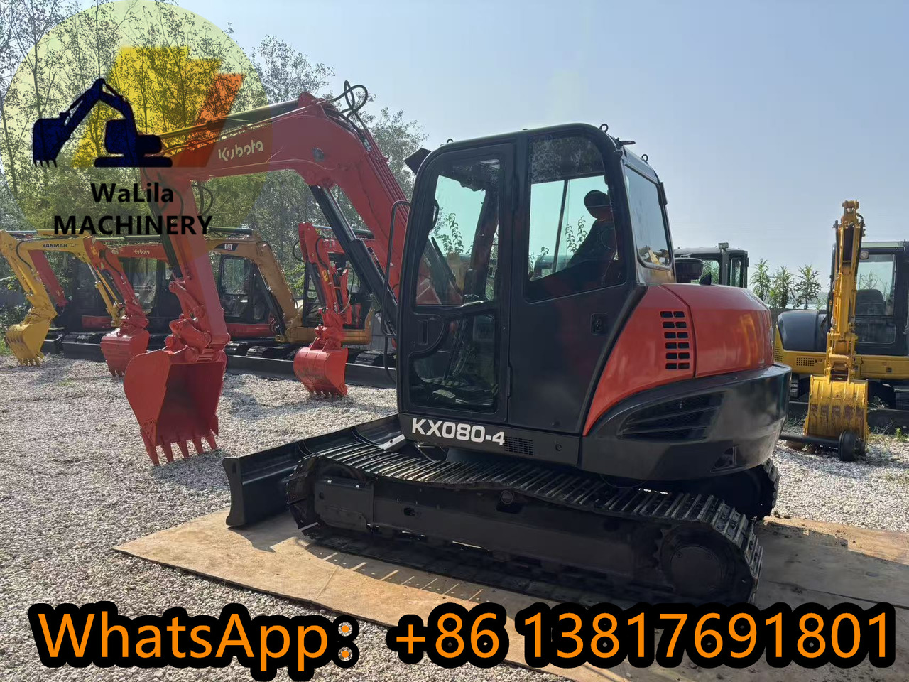 KUBOTA KX080-4 - Miniescavatore: foto 4 KUBOTA KX080-4 - Miniescavatore: foto 4