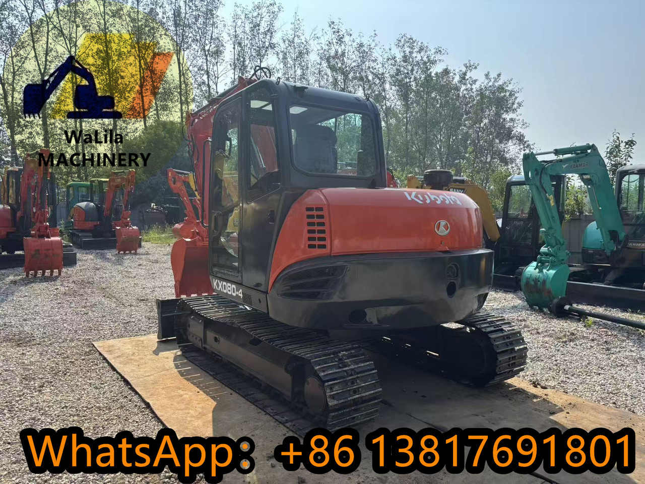 KUBOTA KX080 - Miniescavatore: foto 3 KUBOTA KX080 - Miniescavatore: foto 3