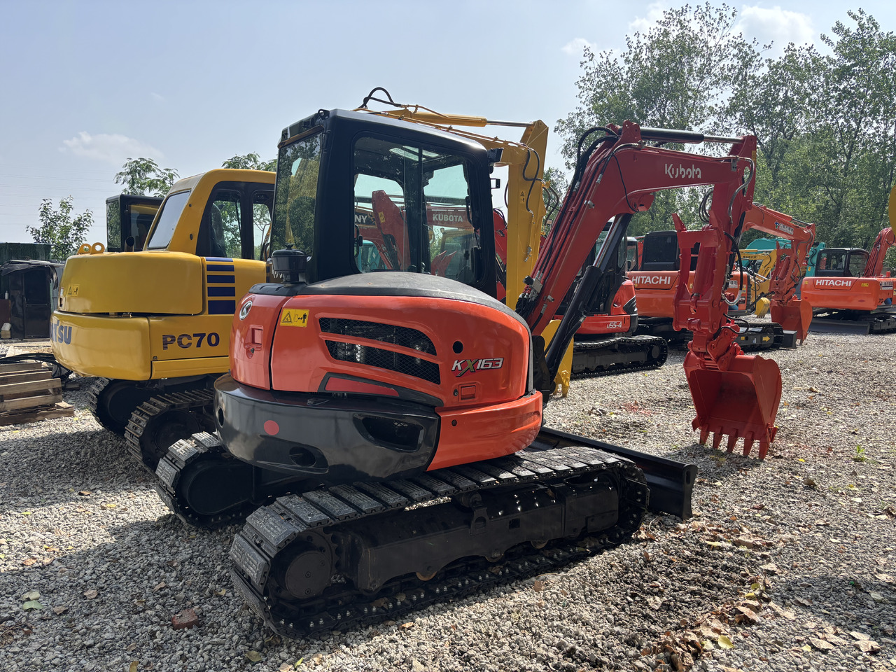 KUBOTA KX163 Carrying a thumb clip. - Miniescavatore: foto 2 KUBOTA KX163 Carrying a thumb clip. - Miniescavatore: foto 2
