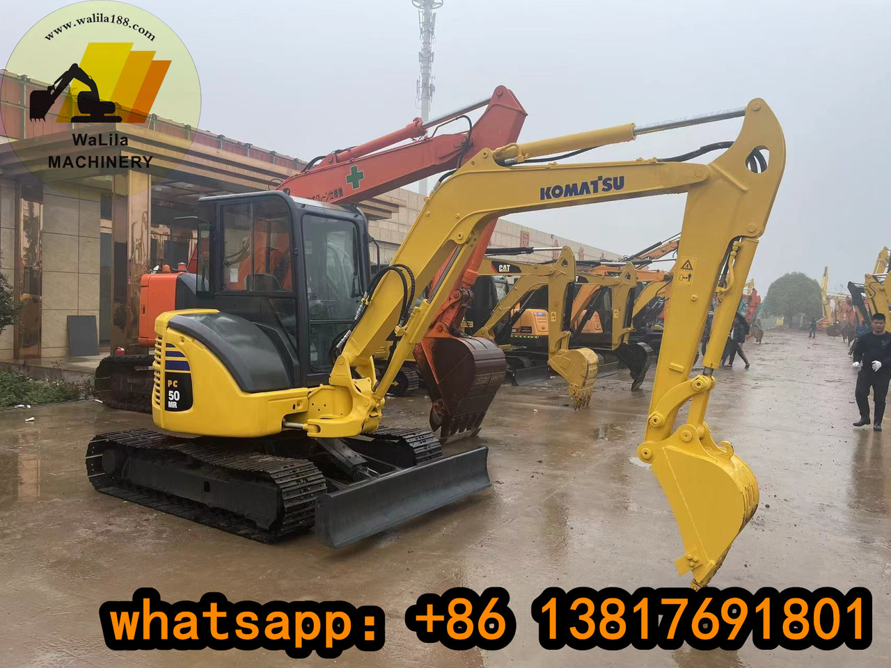 Komatsu PC 50 MR KOMATSU mini excavator Komatsu PC60, PC55, PC50 - Miniescavatore: foto 1 Komatsu PC 50 MR KOMATSU mini excavator Komatsu PC60, PC55, PC50 - Miniescavatore: foto 1