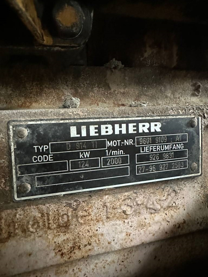 Liebherr D 914 T1 ENGINE - Motore per Macchina da cantiere: foto 2 Liebherr D 914 T1 ENGINE - Motore per Macchina da cantiere: foto 2