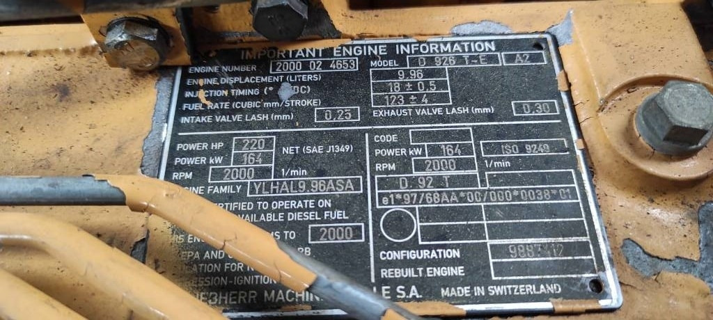 Liebherr D926 T-E - Motore per Macchina da cantiere: foto 4 Liebherr D926 T-E - Motore per Macchina da cantiere: foto 4