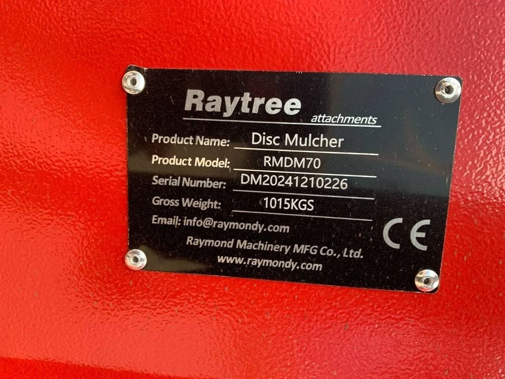 Raytree RMDM70 Mulcher Raytree RMDM70 Mulcher - Trinciatrice forestale: foto 4 Raytree RMDM70 Mulcher Raytree RMDM70 Mulcher - Trinciatrice forestale: foto 4
