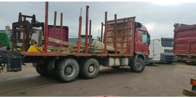 Iveco AD260T450PS 6x4 Blatt Blatt (E:5) - Camion trasporto legname, Camion con gru: foto 2 Iveco AD260T450PS 6x4 Blatt Blatt (E:5) - Camion trasporto legname, Camion con gru: foto 2