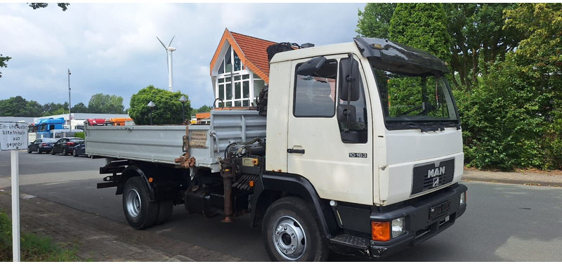 MAN 10.163 Kipper mit Kran+Greifer - Autocarro ribaltabile: foto 4 MAN 10.163 Kipper mit Kran+Greifer - Autocarro ribaltabile: foto 4