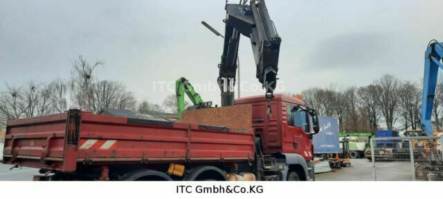 MAN 26.440TGS Kipper+Kran Meiller/Stahl - Autocarro ribaltabile, Camion con gru: foto 2 MAN 26.440TGS Kipper+Kran Meiller/Stahl - Autocarro ribaltabile, Camion con gru: foto 2