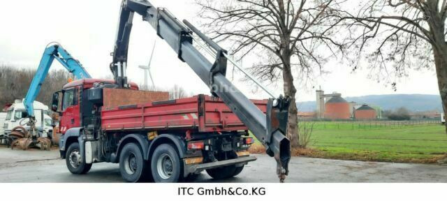 MAN 26.440TGS Kipper+Kran Meiller/Stahl - Autocarro ribaltabile, Camion con gru: foto 4 MAN 26.440TGS Kipper+Kran Meiller/Stahl - Autocarro ribaltabile, Camion con gru: foto 4