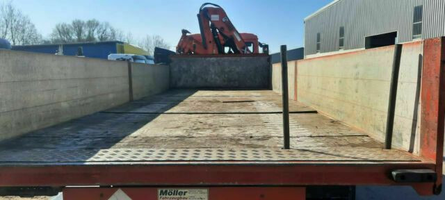 MAN ME18.284 mit Kran Not Aus Hiab 122B - Autocarro con pianale/ Cassone fisso, Camion con gru: foto 5 MAN ME18.284 mit Kran Not Aus Hiab 122B - Autocarro con pianale/ Cassone fisso, Camion con gru: foto 5