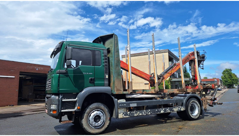 MAN TGA 18.480 Holz LKW - Camion trasporto legname, Camion con gru: foto 3 MAN TGA 18.480 Holz LKW - Camion trasporto legname, Camion con gru: foto 3