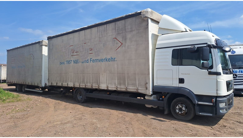 MAN TGL 8.250 Jumbo mit Anh - Camion centinato: foto 2 MAN TGL 8.250 Jumbo mit Anh - Camion centinato: foto 2