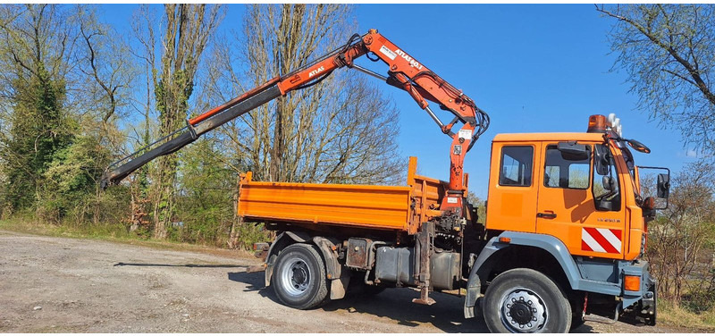 MAN TGM 18.240PS 4x4 3.S-Kipper mit Kran - Autocarro ribaltabile, Camion con gru: foto 3 MAN TGM 18.240PS 4x4 3.S-Kipper mit Kran - Autocarro ribaltabile, Camion con gru: foto 3