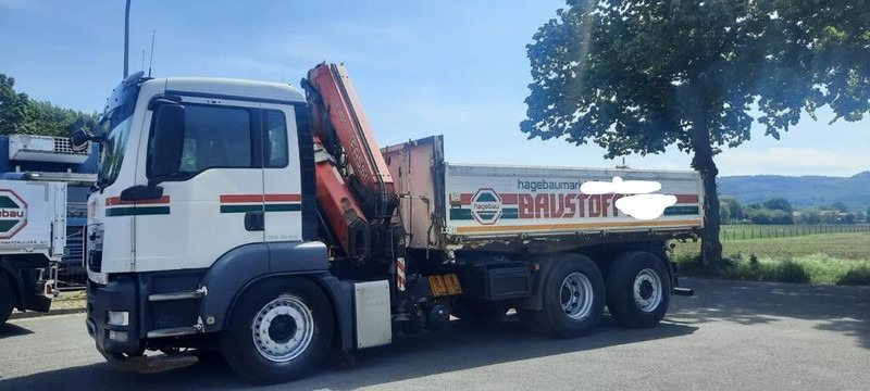MAN TGS 26.400 Kipper Mit Kran/Funk - Autocarro con pianale/ Cassone fisso, Camion con gru: foto 1 MAN TGS 26.400 Kipper Mit Kran/Funk - Autocarro con pianale/ Cassone fisso, Camion con gru: foto 1