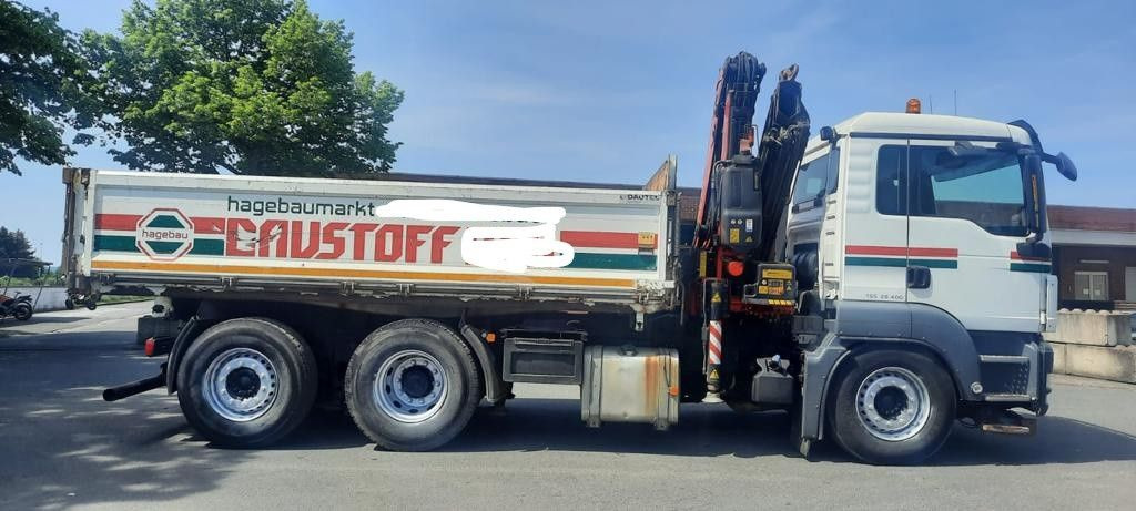 MAN TGS 26.400 Kipper Mit Kran/Funk - Autocarro ribaltabile, Camion con gru: foto 4 MAN TGS 26.400 Kipper Mit Kran/Funk - Autocarro ribaltabile, Camion con gru: foto 4