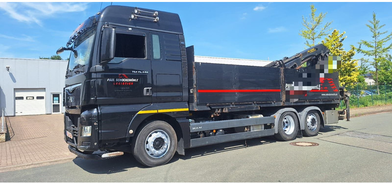 MAN TGX 26.440 6x2 LLW Pritsche mit Kran Palfinge - Autocarro con pianale/ Cassone fisso, Camion con gru: foto 5 MAN TGX 26.440 6x2 LLW Pritsche mit Kran Palfinge - Autocarro con pianale/ Cassone fisso, Camion con gru: foto 5