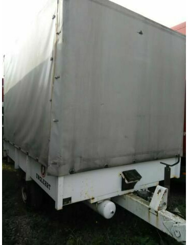 MEUSBURGER Moessbauer Hänger mit Flaschenzug /Kran/Ladehilf - Rimorchio centinato: foto 4 MEUSBURGER Moessbauer Hänger mit Flaschenzug /Kran/Ladehilf - Rimorchio centinato: foto 4