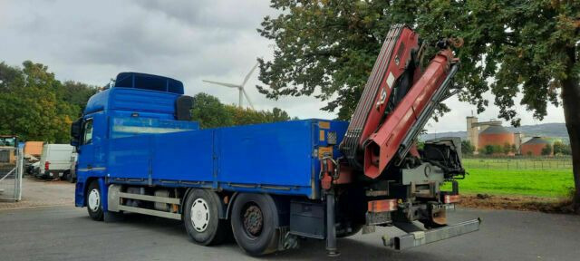 Mercedes-Benz 2544 Pritsche mit Kran Hiab XS am Heck - Autocarro con pianale/ Cassone fisso, Camion con gru: foto 3 Mercedes-Benz 2544 Pritsche mit Kran Hiab XS am Heck - Autocarro con pianale/ Cassone fisso, Camion con gru: foto 3