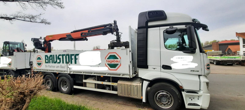Mercedes-Benz 2545 Actros Pritsche Kran Palfinger PK21001 - Autocarro con pianale/ Cassone fisso, Camion con gru: foto 3 Mercedes-Benz 2545 Actros Pritsche Kran Palfinger PK21001 - Autocarro con pianale/ Cassone fisso, Camion con gru: foto 3