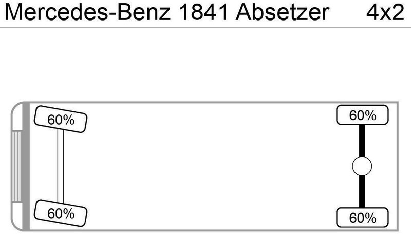 Mercedes-Benz 2641 Absetzer 6x2 Blatt/Luft Klima AHK - Autocarro multibenna: foto 4 Mercedes-Benz 2641 Absetzer 6x2 Blatt/Luft Klima AHK - Autocarro multibenna: foto 4