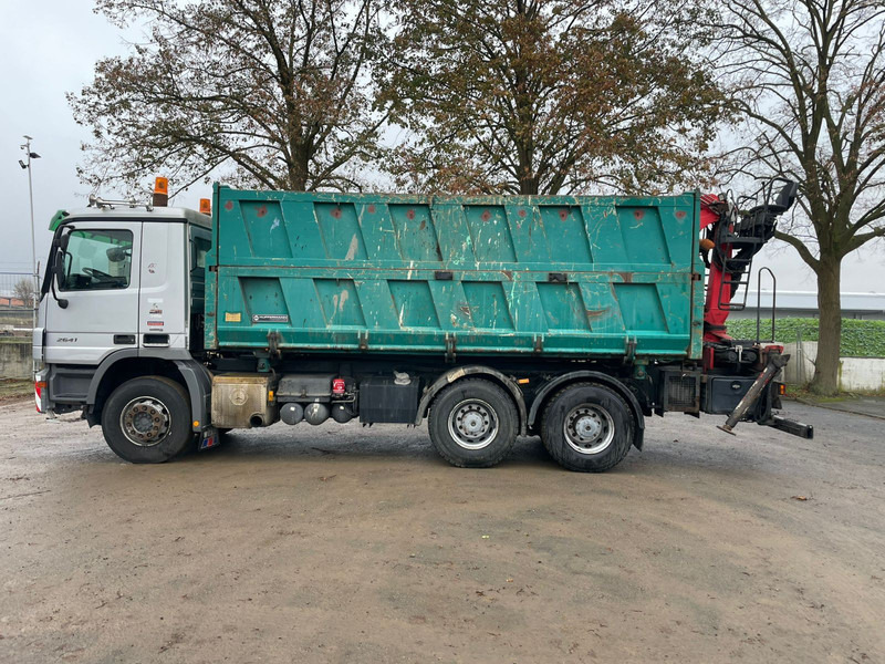 Mercedes-Benz Actros 2641K 6x4 Blatt/Blatt - Autocarro ribaltabile, Camion con gru: foto 1 Mercedes-Benz Actros 2641K 6x4 Blatt/Blatt - Autocarro ribaltabile, Camion con gru: foto 1