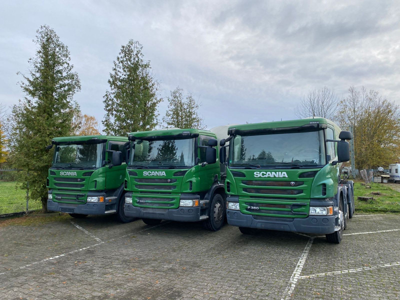 Scania 2x P360 Betonmischer 8x4 Blatt/Blatt E6 2 stück - Autobetoniera: foto 2 Scania 2x P360 Betonmischer 8x4 Blatt/Blatt E6 2 stück - Autobetoniera: foto 2